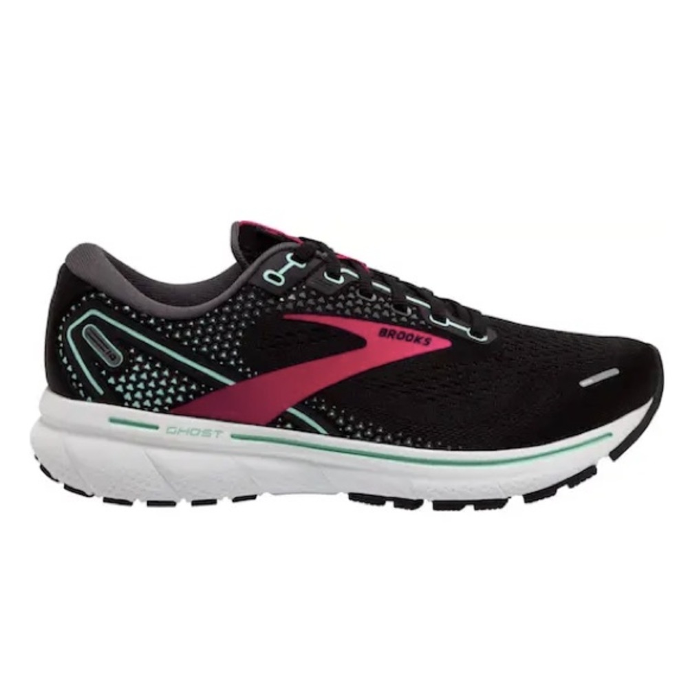 Brooks Ghost 14 Women's Athletic Shoes in Black and Pink